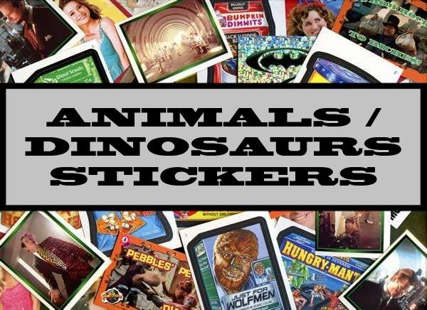 Animals / Dinosaur Stickers