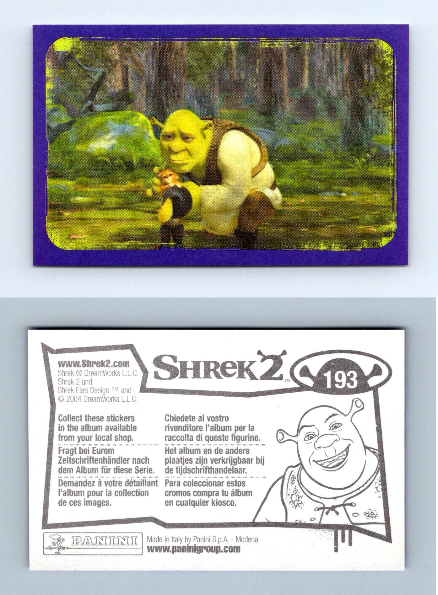 Shrek 2 #193 Panini 2004 Dreamworks Sticker