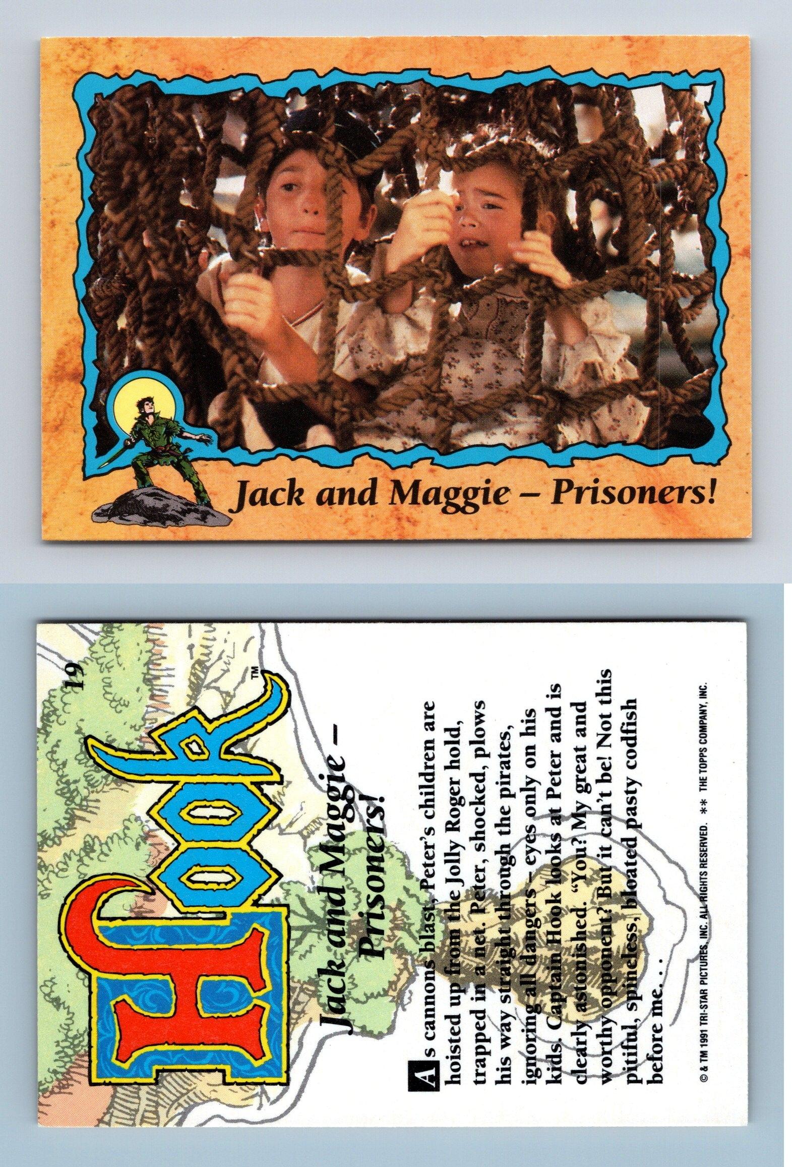 Jack & Maggie - Prisoners #19 Hook 1991 Topps Trading Card