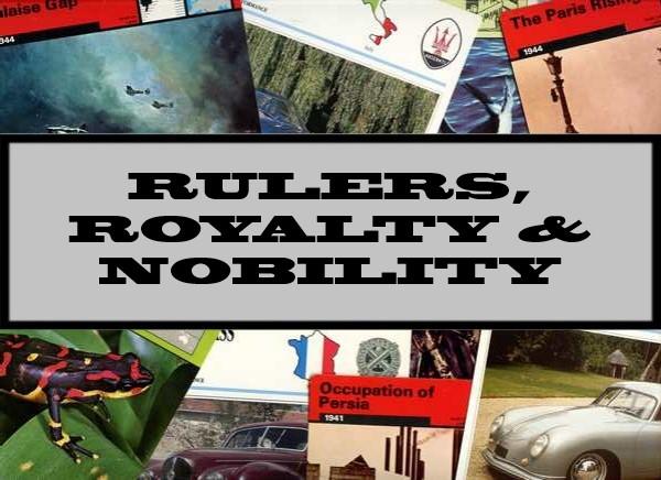 Rulers, Royalty & Nobility