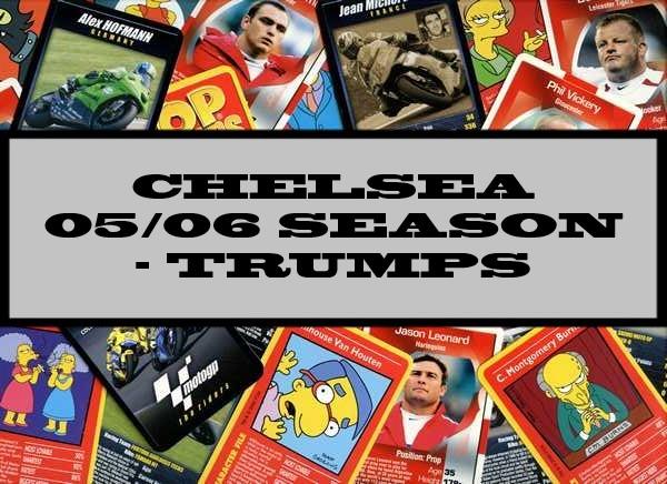 Chelsea 05/06 Season - Winning Moves