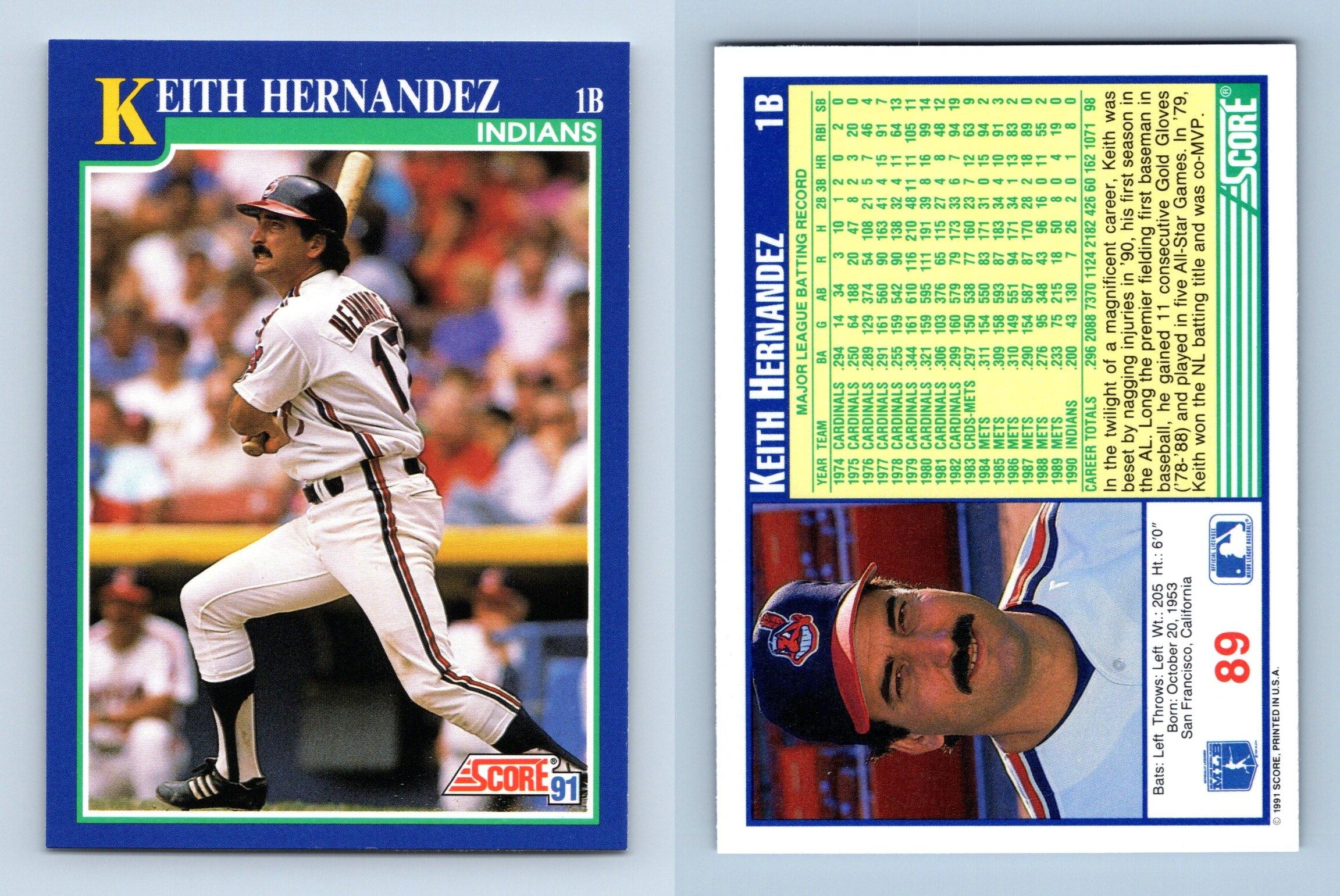 MLB Keith Hernandez Signed Trading Cards, Collectible Keith