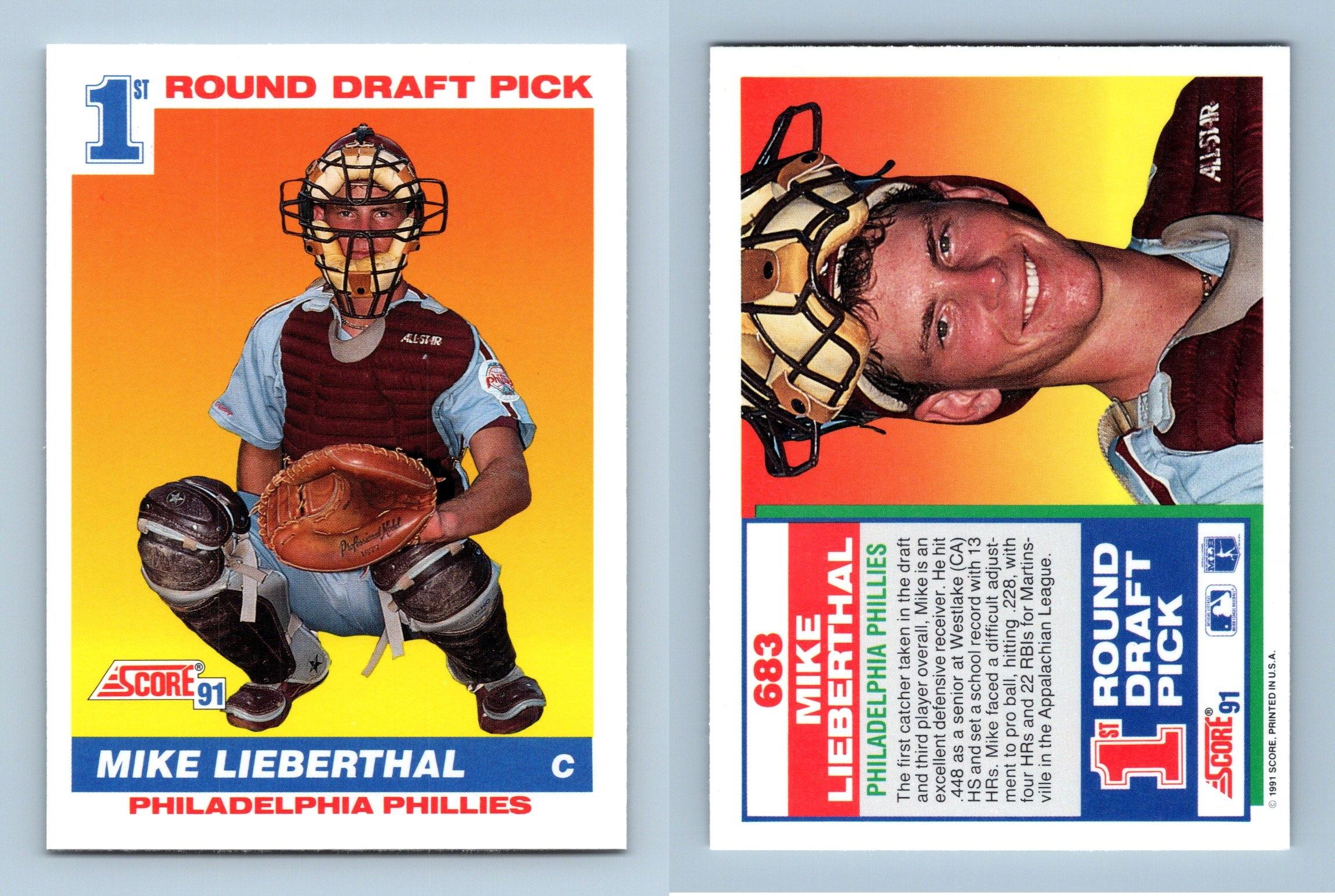 Mike Lieberthal #683 Score 1991 Baseball RC Trading Card