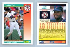 Joey CORA-WHITE SOX #326 punteggio 1992 Baseball Trading Card 