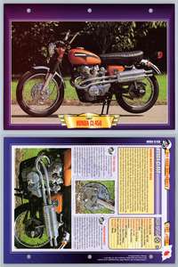 Off-Road Atlas Motorbike Fact File Card Bultaco Bultaco Sherpa T350-1975 