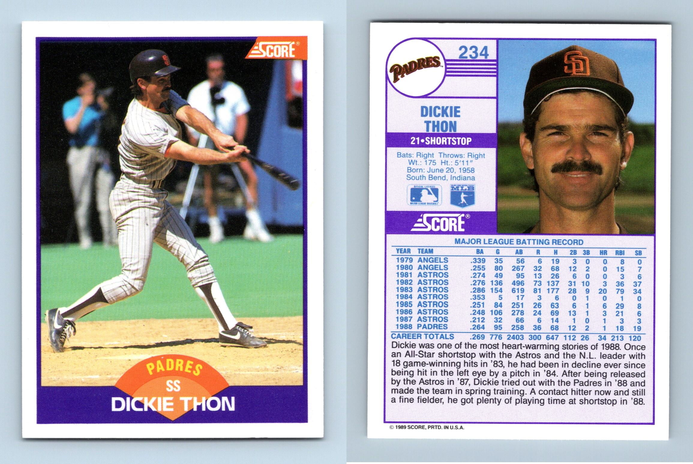Wally Backman - Mets #315 Score 1989 Baseball Trading Card