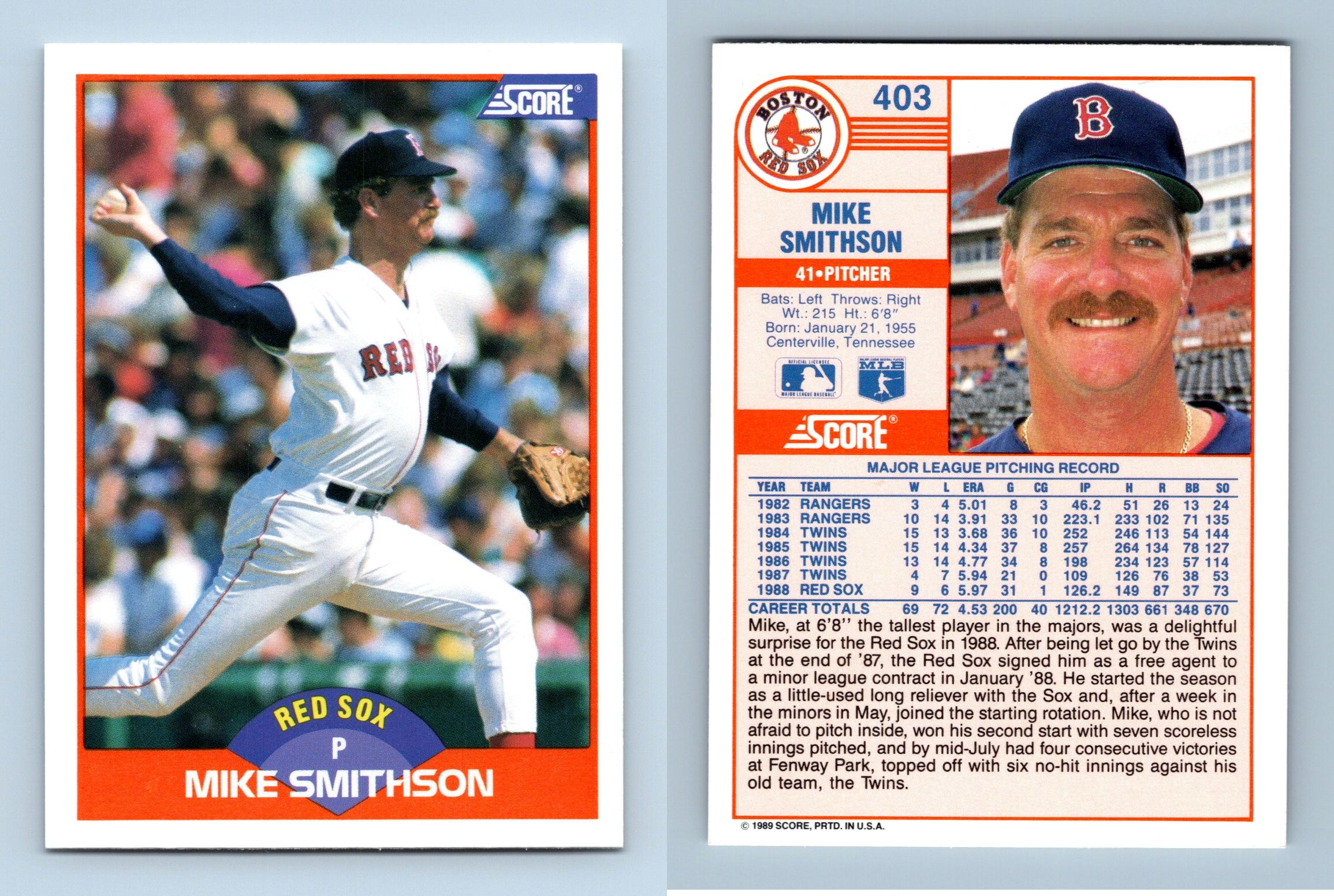 1984 Boston Red Sox Baseball Trading Cards - Baseball Cards by