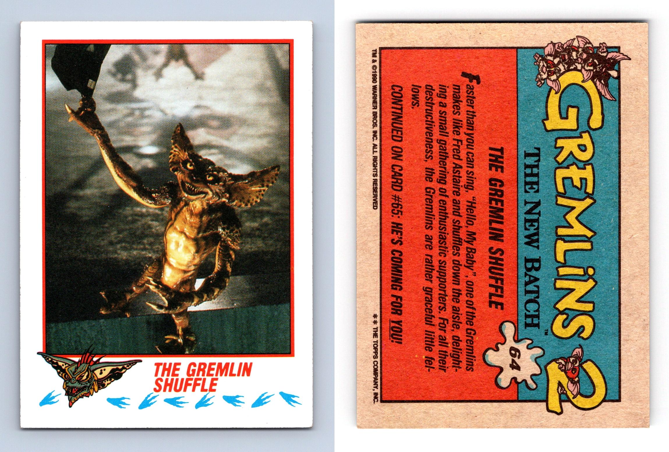 Gremlin Shuffle #64 Gremlins 2 : The New Batch 1990 Topps Trading Card