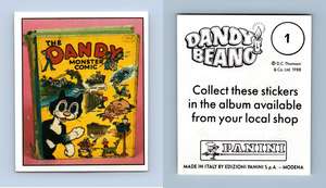 C1490 Dandy Beano #25 Panini 1988 Sticker Desperate Dan Part 1 Of 4 