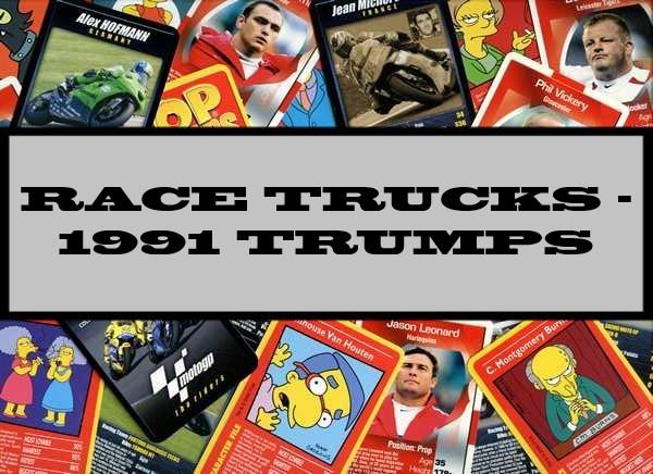 Race Trucks - 1991 Waddingtons