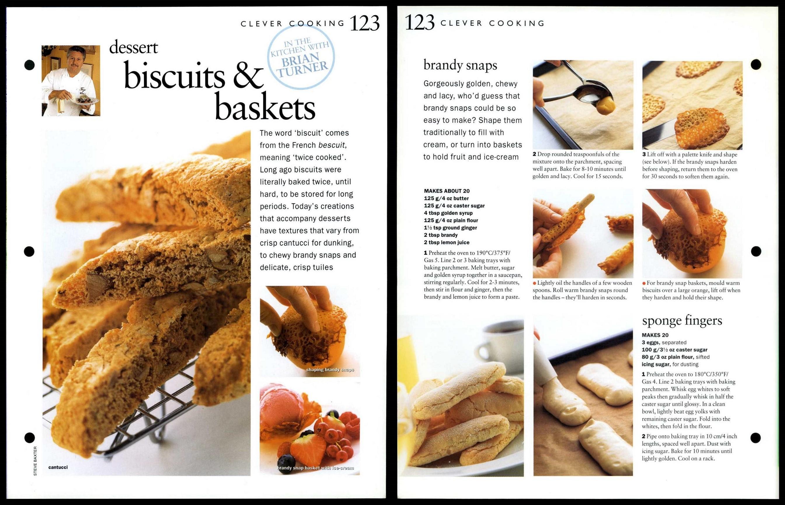 Biscuits & Baskets 123 & 124 Clever Cooking Ready Steady Cook Recipes