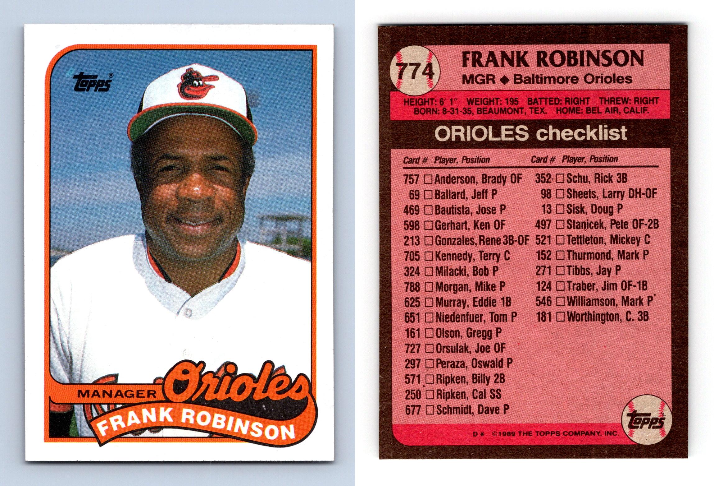 FRANK ROBINSON Photo Picture BALTIMORE Orioles Baseball 