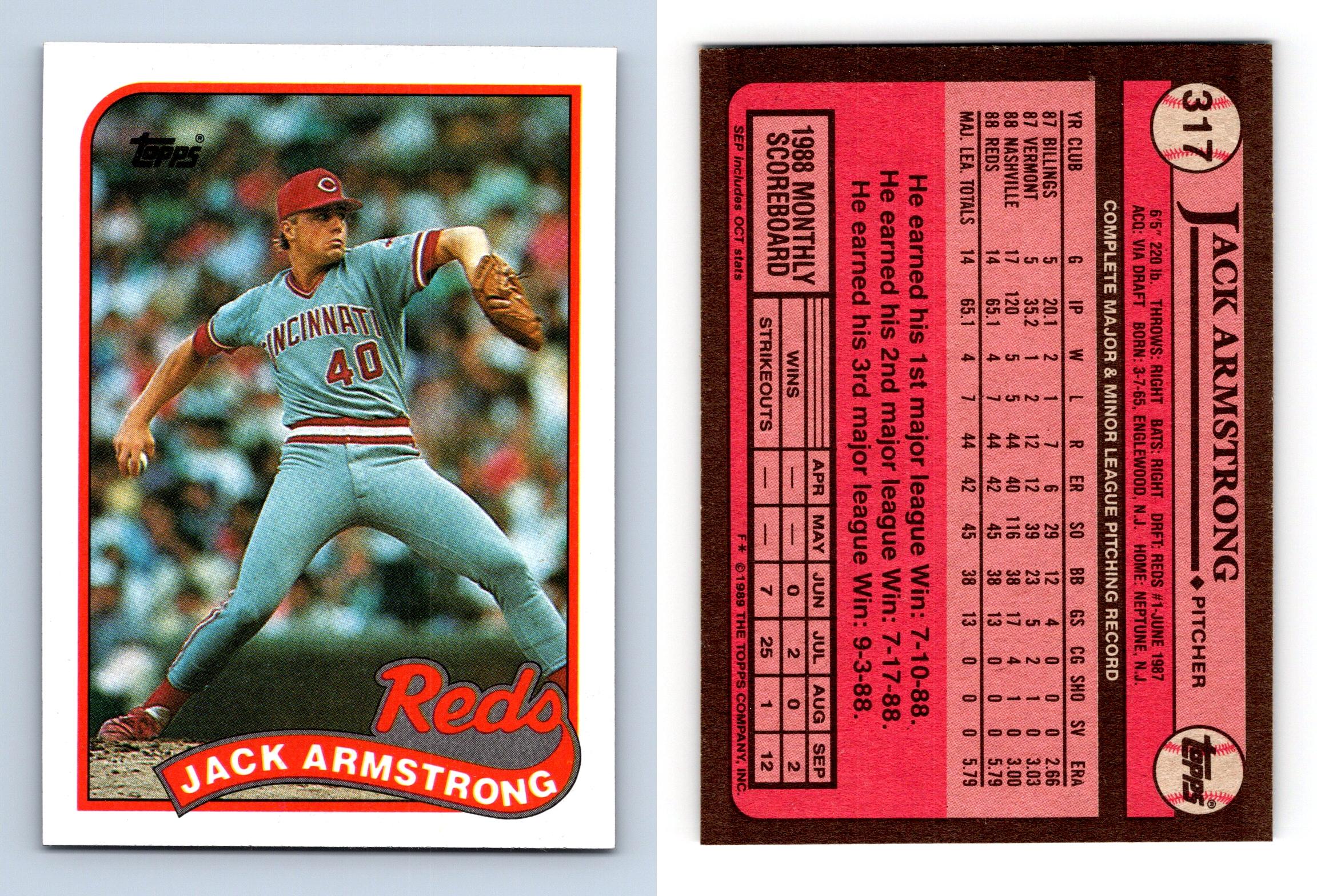 1989 Topps Orioles Brady Anderson #757 Baseball Card