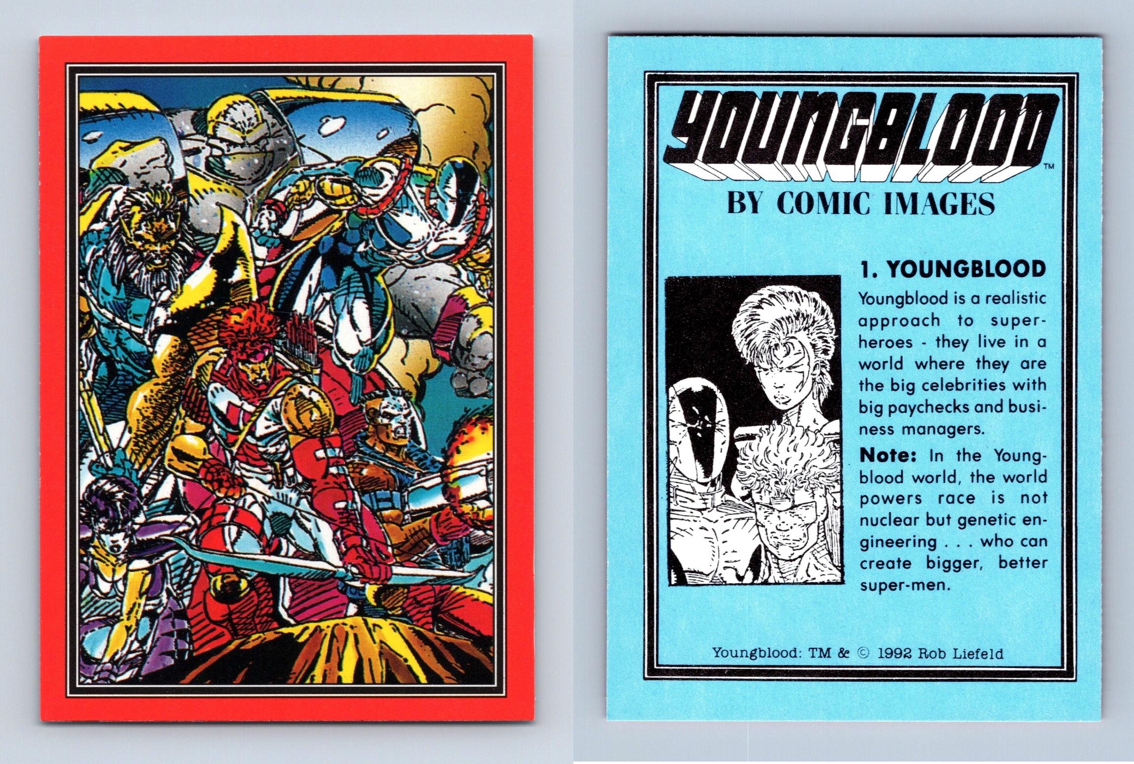 Youngblood 1 Youngblood 1992 Comic Images Trading Card