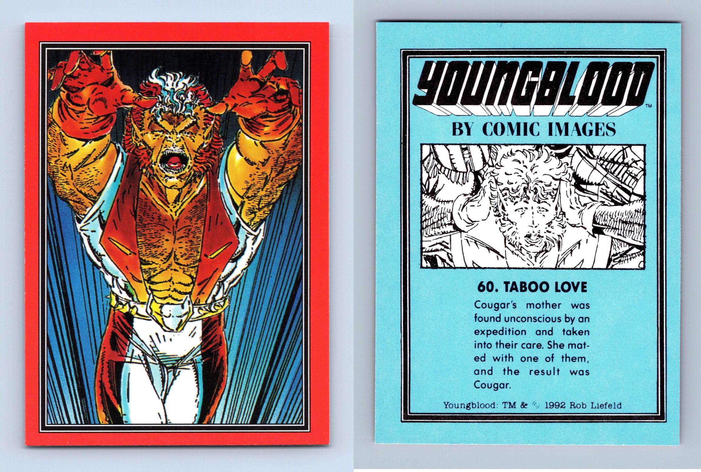 Taboo Love 60 Youngblood 1992 Comic Images Trading Card