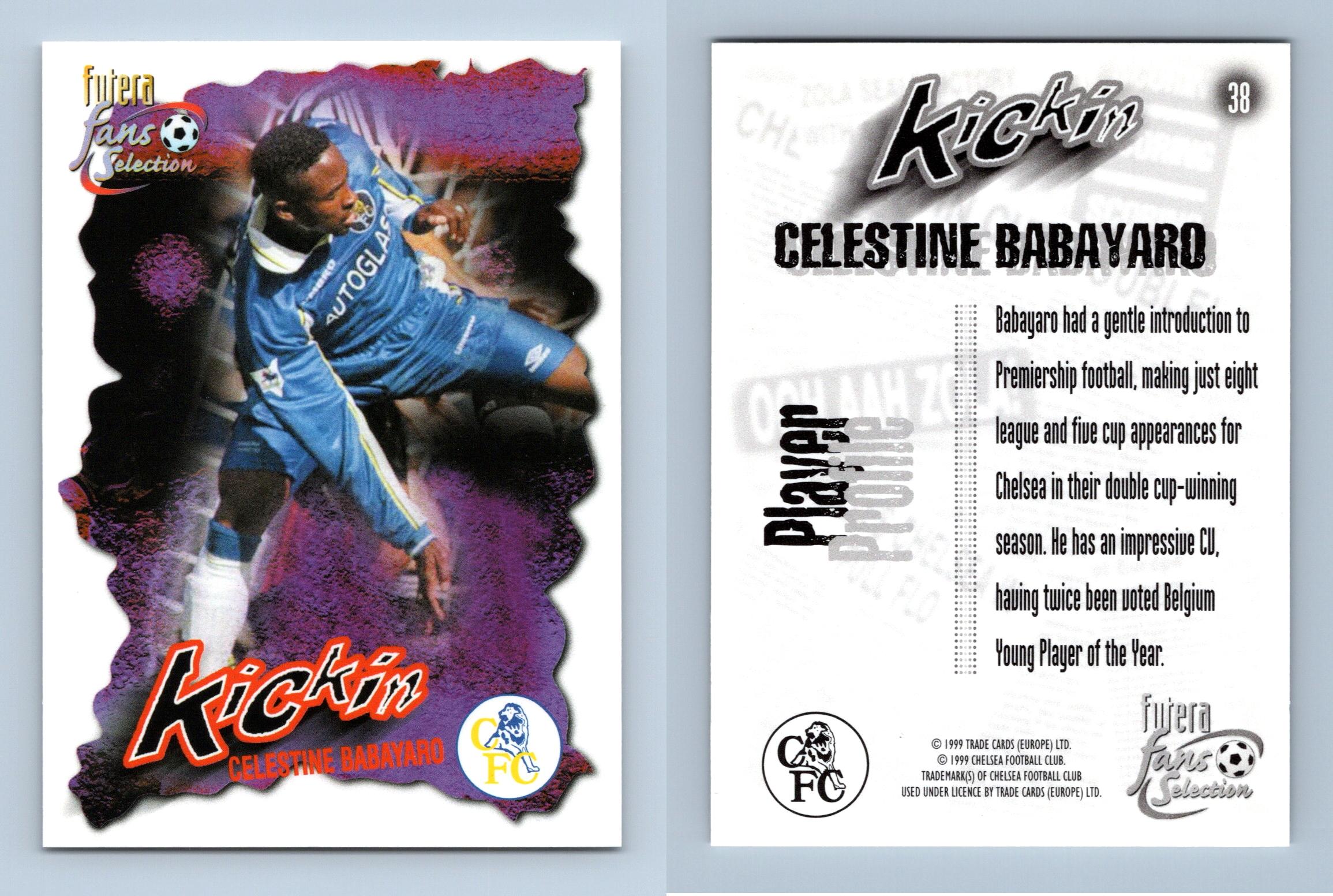 Celestine Babayaro #38 Chelsea FC Fans Selection 1999 Futera