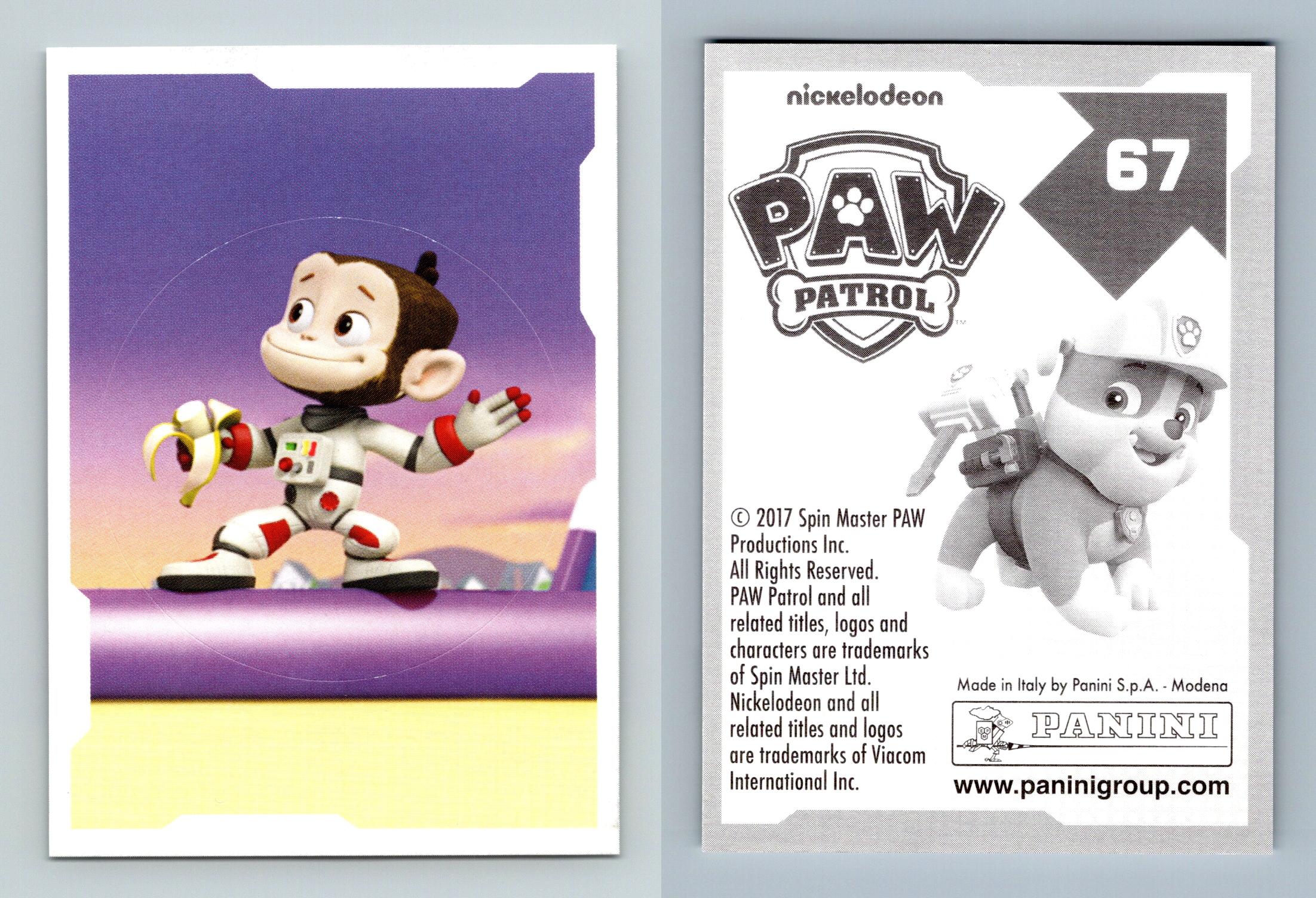 Paw Patrol 67 Panini 2017 Nickelodeon Sticker