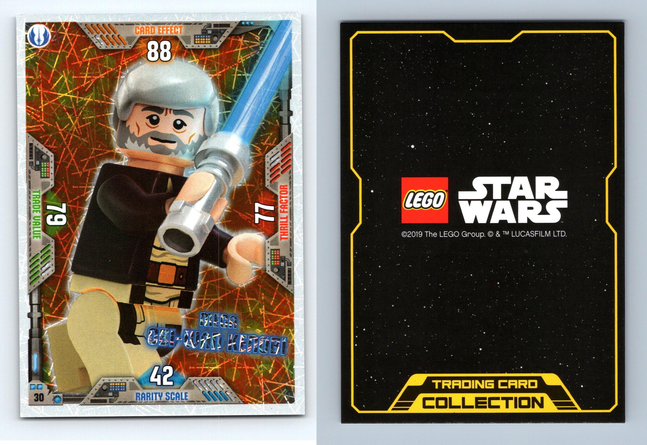 Obi-Wan Kenobi #30 Lego Star Wars Series 2 Foil Character TCG Card