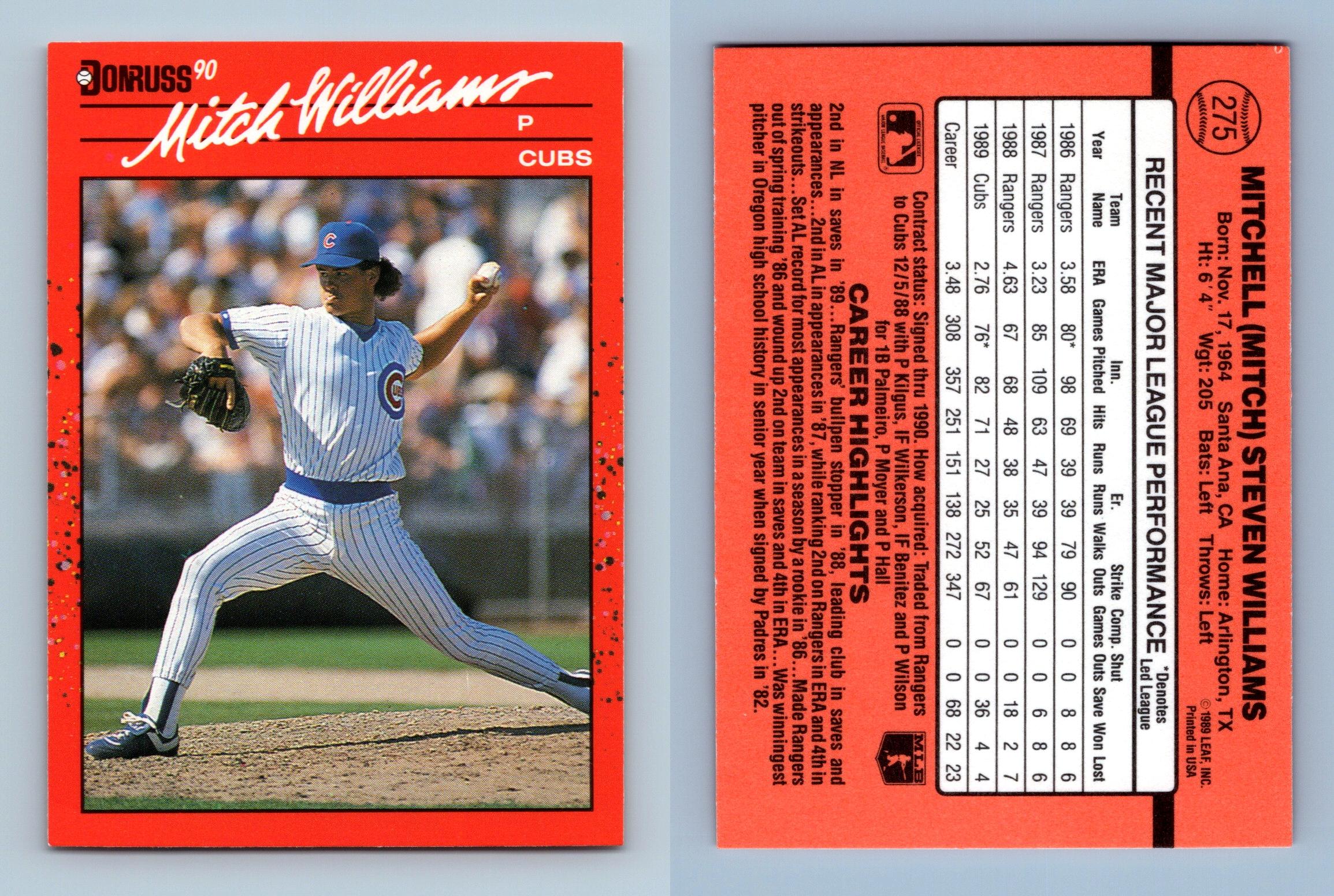 1990 Donruss Sammy Sosa RC rookie card #489– White Sox on