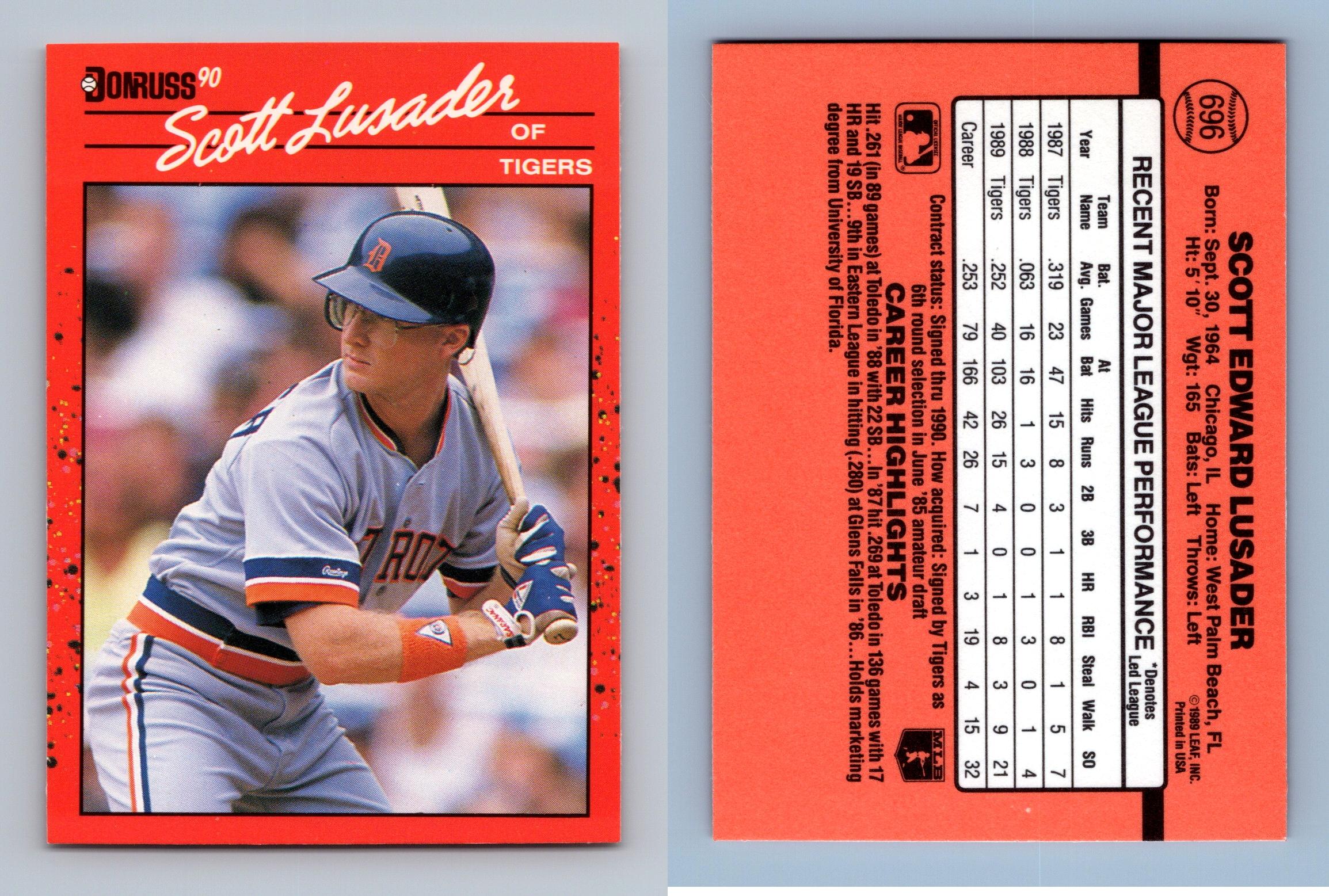 Alan Trammell - Tigers #90 Donruss 1990 Baseball Trading Card