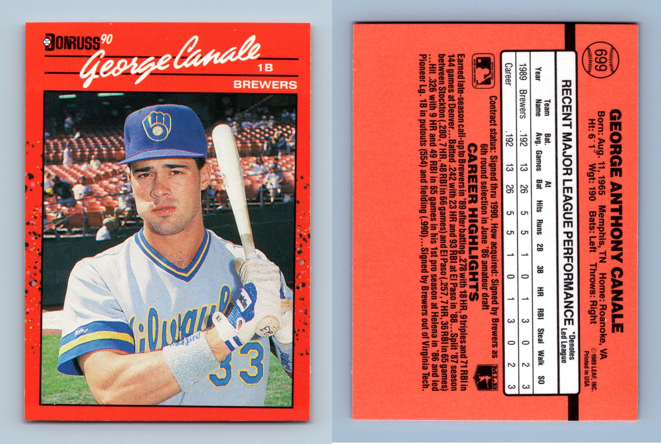 Mark Grace - Cubs #577 Donruss 1990 Baseball Trading Card