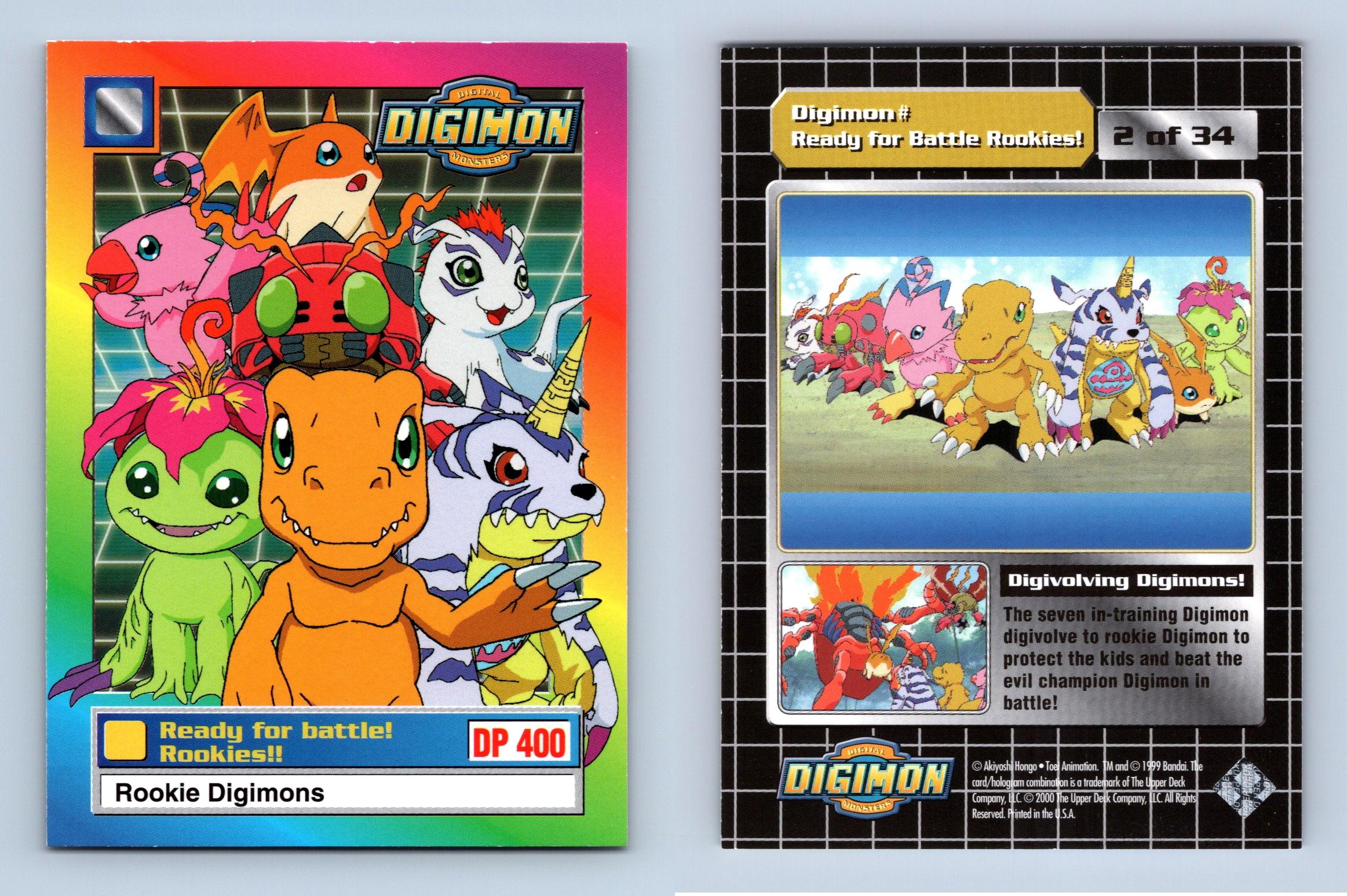 DIGIMON Rookie Digimons EXCLUSIVE PREVIEW CARD 2 of 34