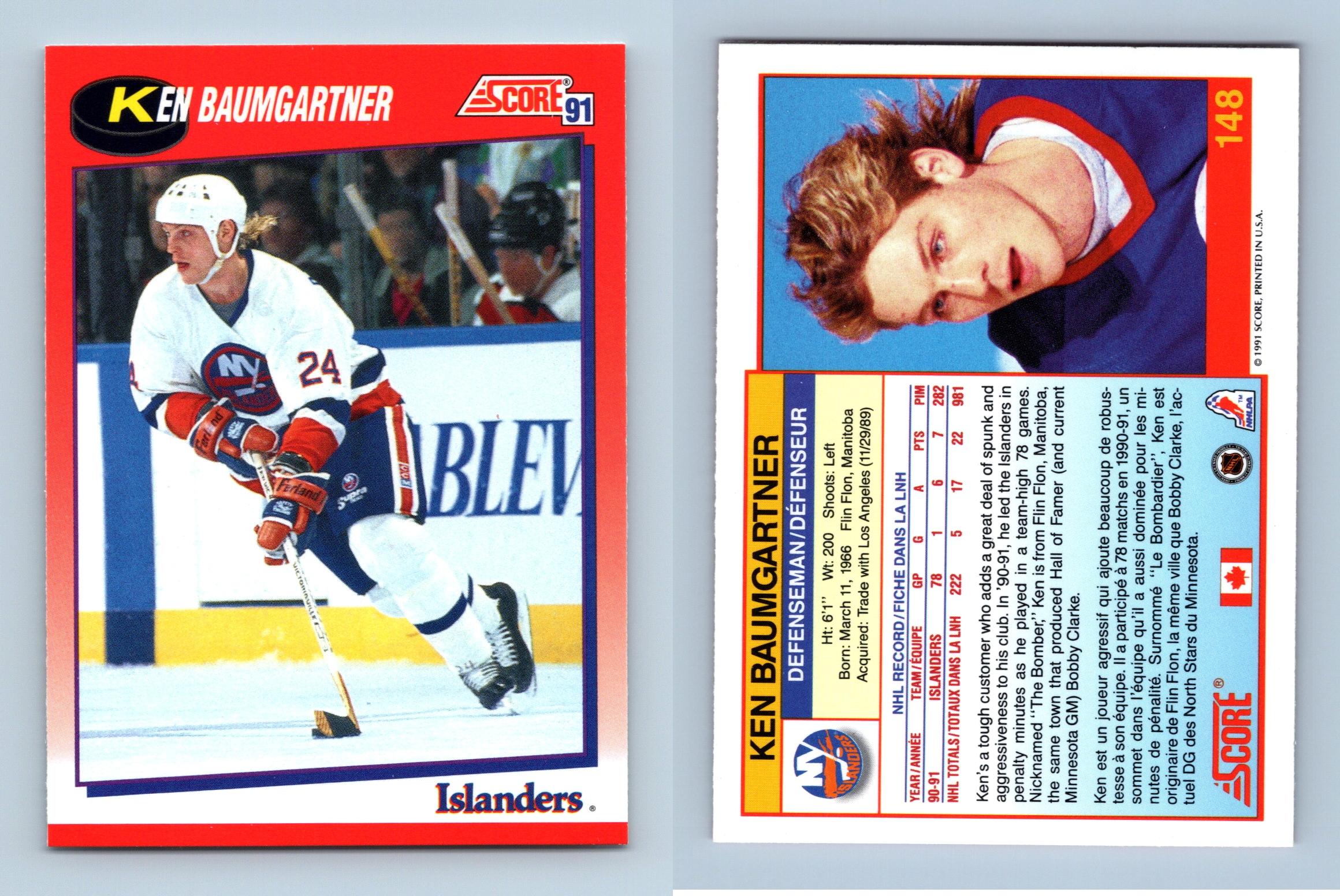 Brian & Joe Mullen #269 Score 1991-2 Bilingual NHL Brothers NHL
