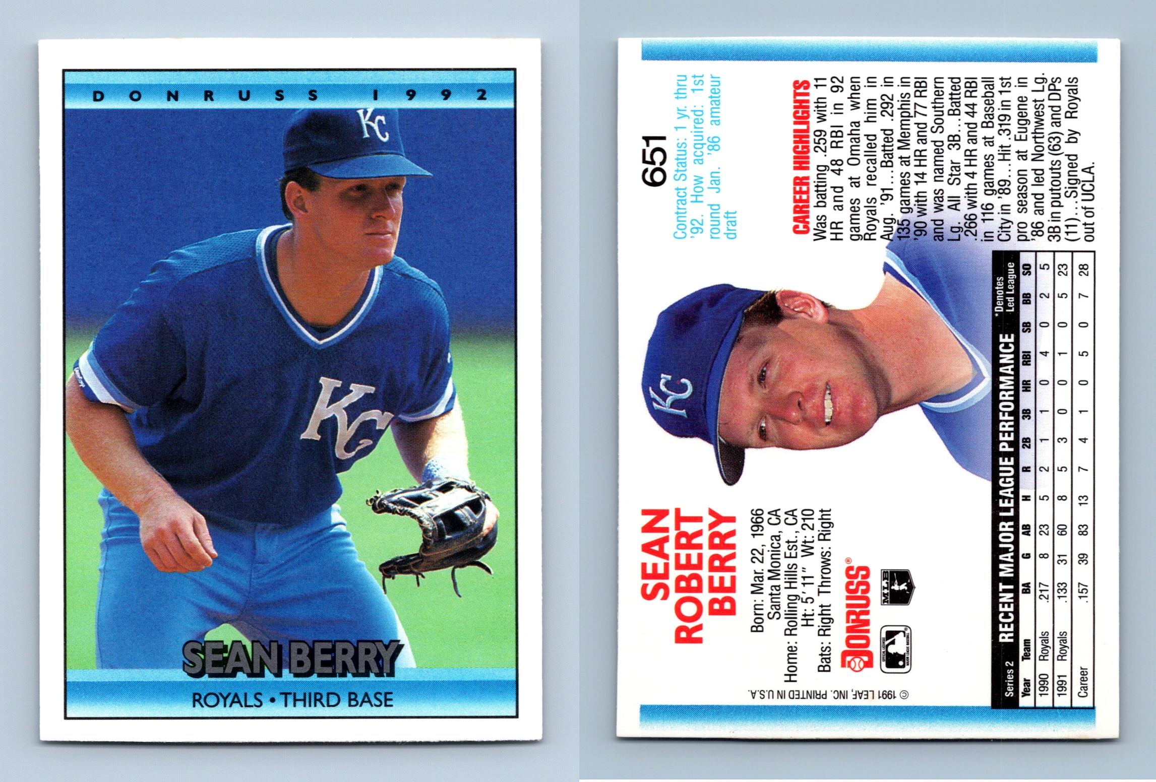Sid Bream - Braves #202 Donruss 1992 Baseball Trading Card