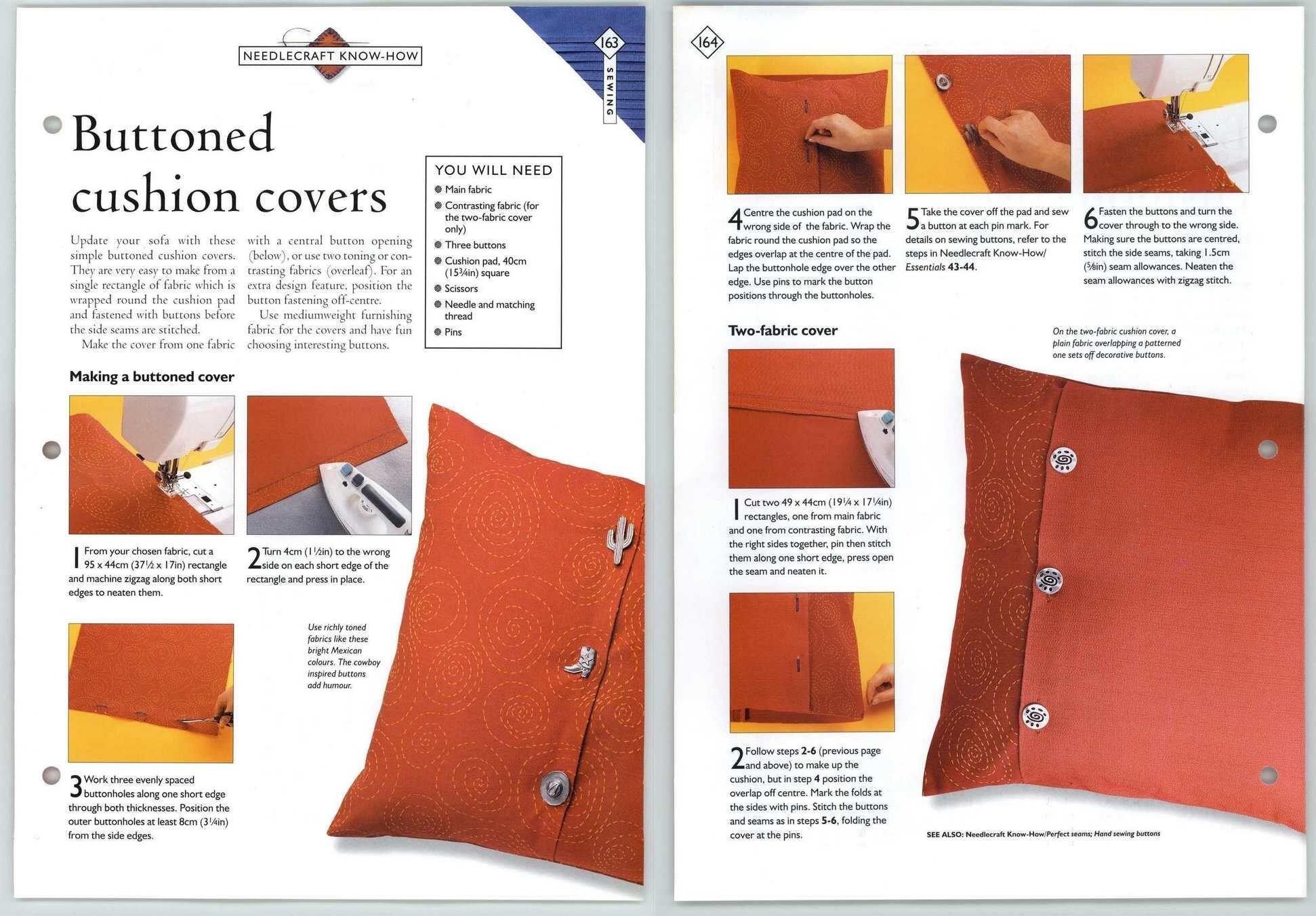 Appliance Covers #127-128 Know-How Sewing - Needlecraft Magic Pattern