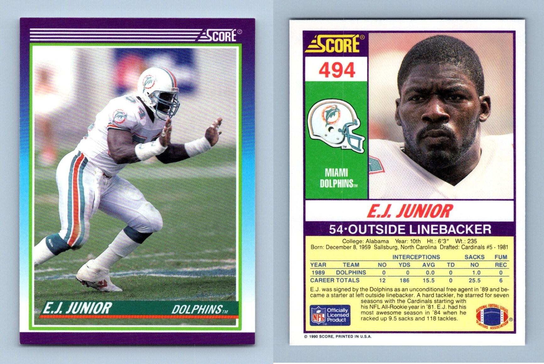 : 1990 Fleer with Update Miami Dolphins Team Set with