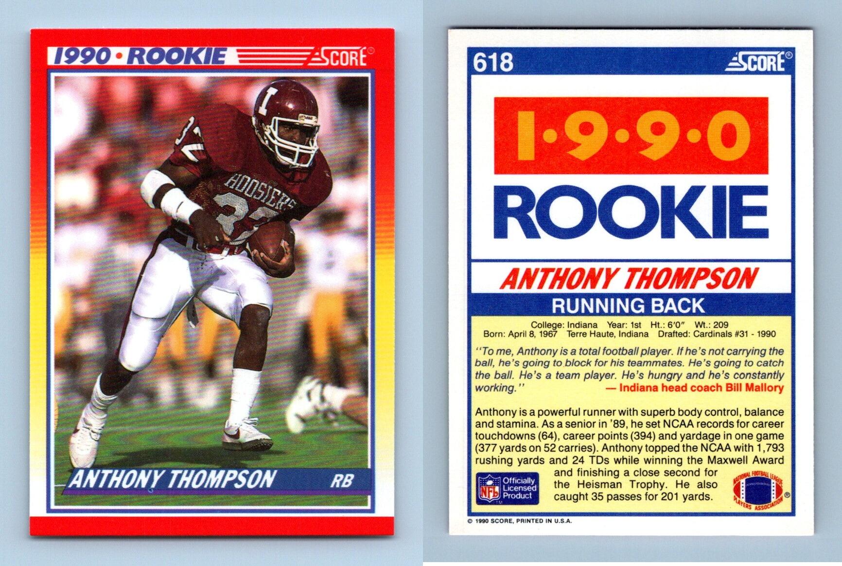 Bill Thompson Football Cards