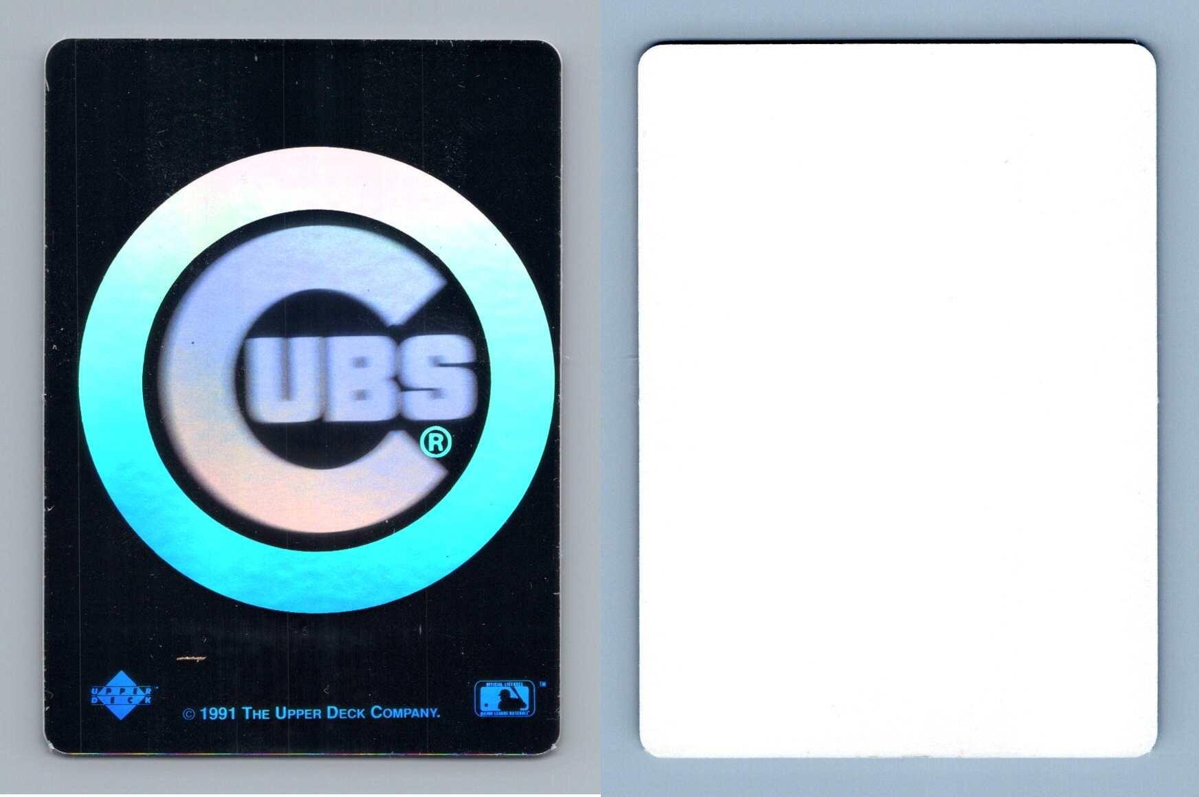 Cubs - Upper Deck 1991 Baseball Logo Hologram Trading Card