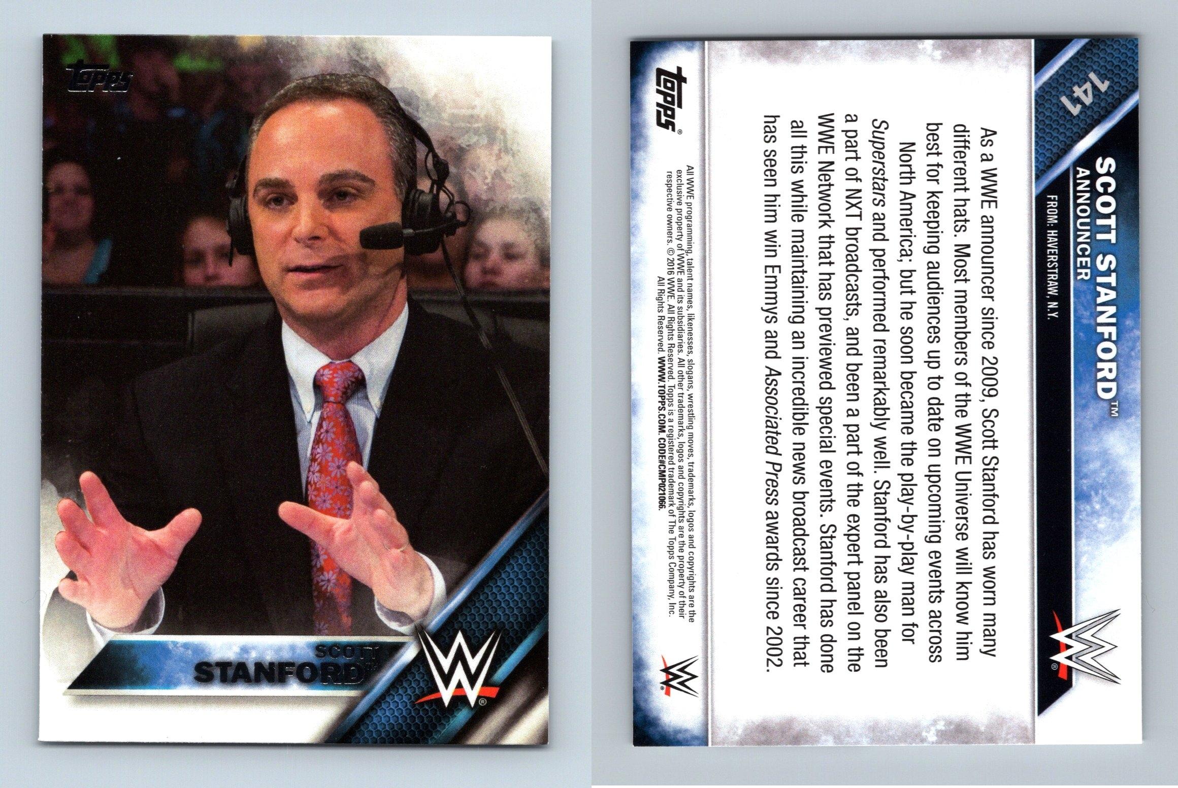 Scott Stanford #141 WWE Then Now Forever 2016 Topps Trading Card