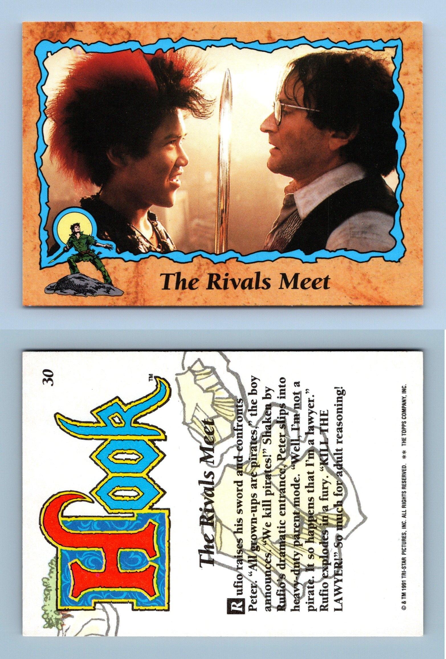 The Rivals Meet #30 Hook 1991 Topps Trading Card
