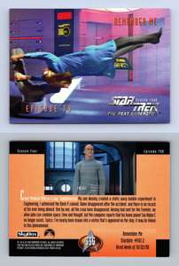 Mission Chronology #316 Star Trek Next Generation Season 4 Skybox 1996 Card