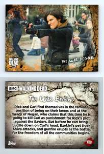 Sasha Williams #C-18 The Walking Dead Road To Alexandria Topps Character Card 