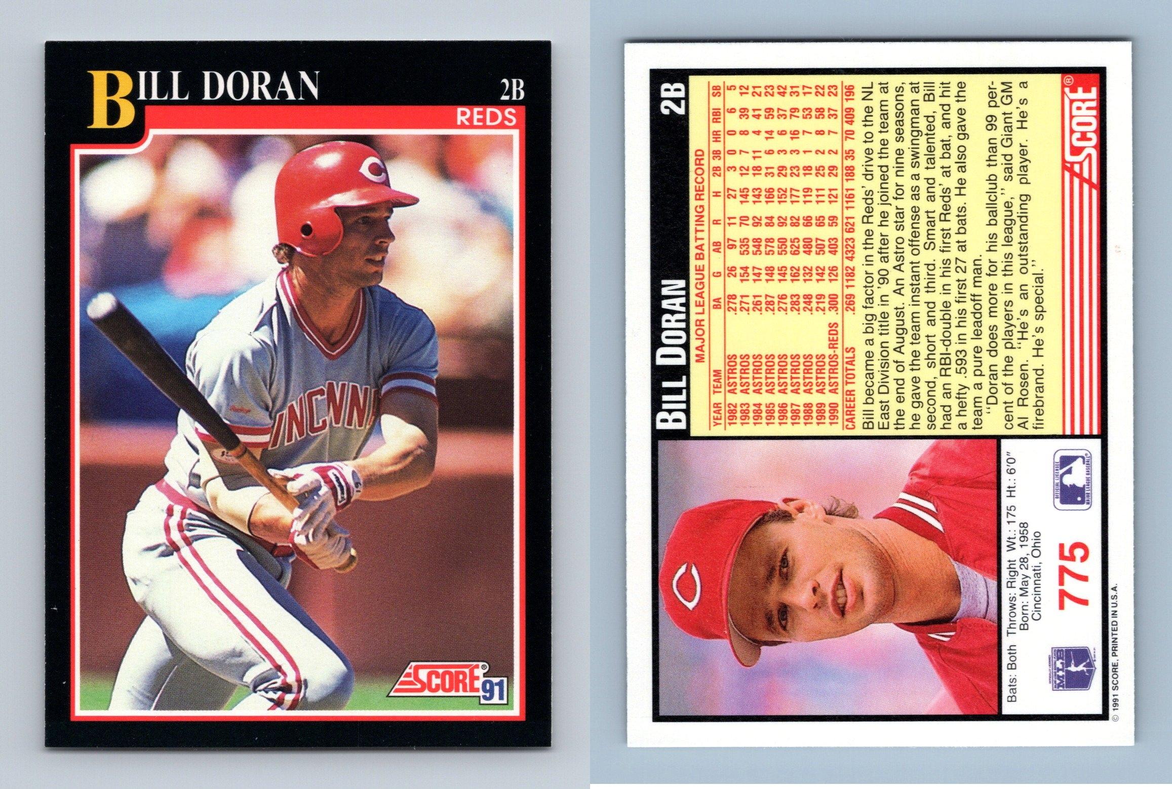 Bill Doran Signed 1989 Upper Deck Baseball Card - Houston Astros