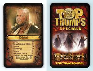 RARE NEW SEALED TOP TRUMPS Card Game Pirates of the Caribbean Dead Mans Chest 06 