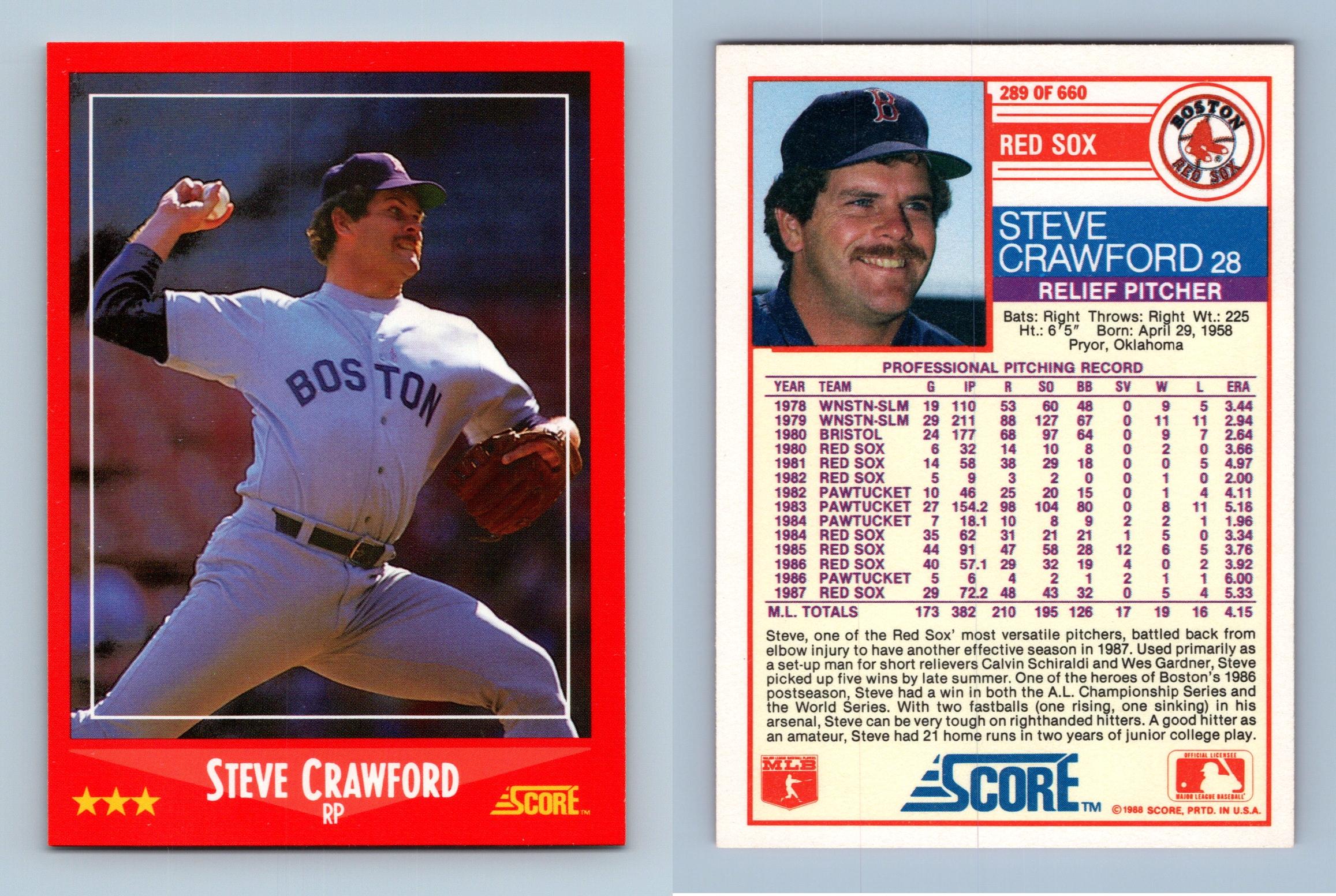 Mike Scott - Astros #335 Score 1988 Baseball Trading Card