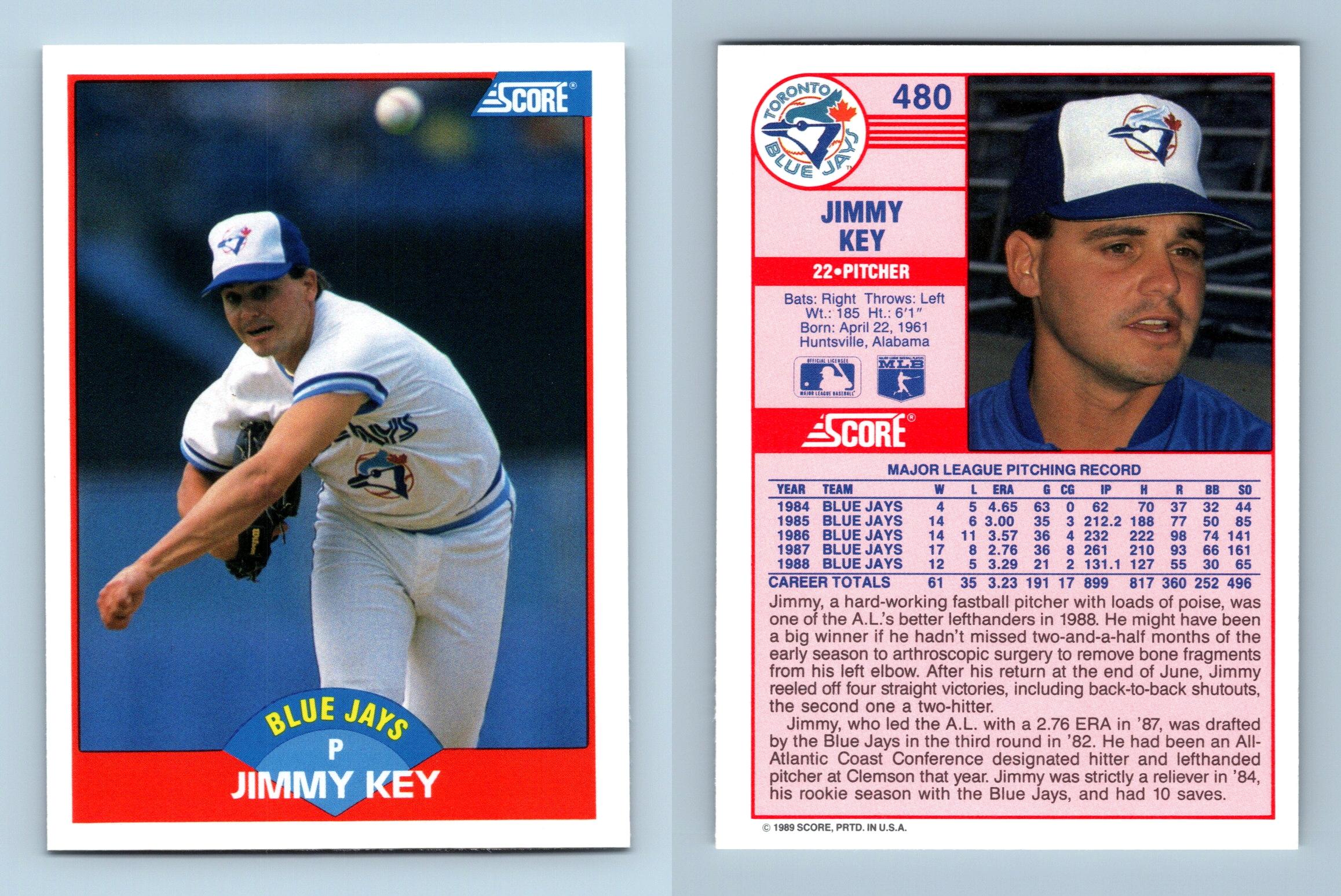  1989 Topps # 229 Jimmy Key Toronto Blue Jays (Baseball