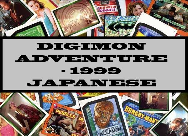 Digimon Adventure - 1999 Japanese