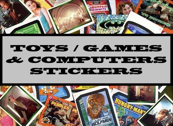 Toys / Games & Computers Stickers