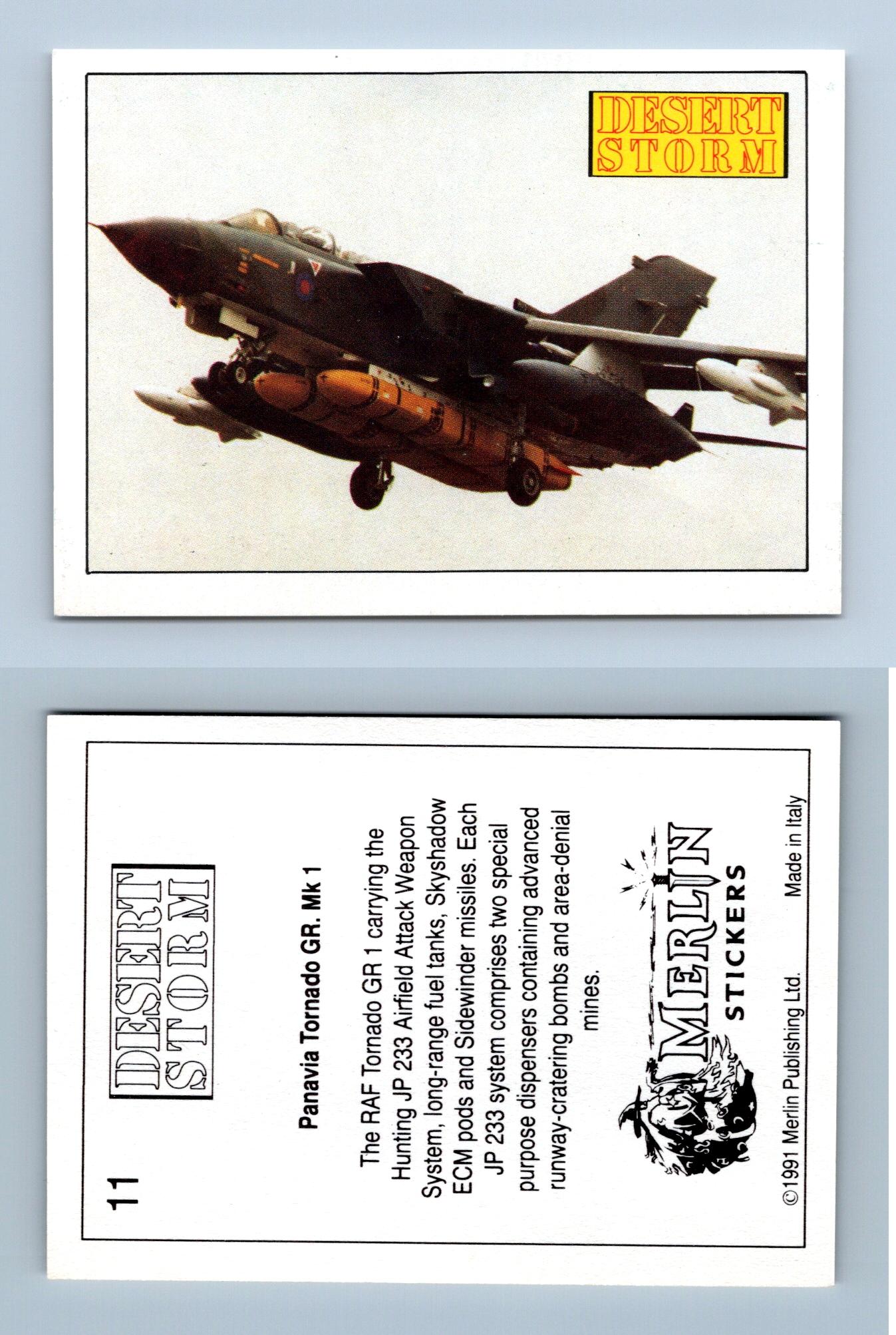 Panavia Tornado GR. Mk 1 #11 Desert Storm 1991 Merlin Sticker