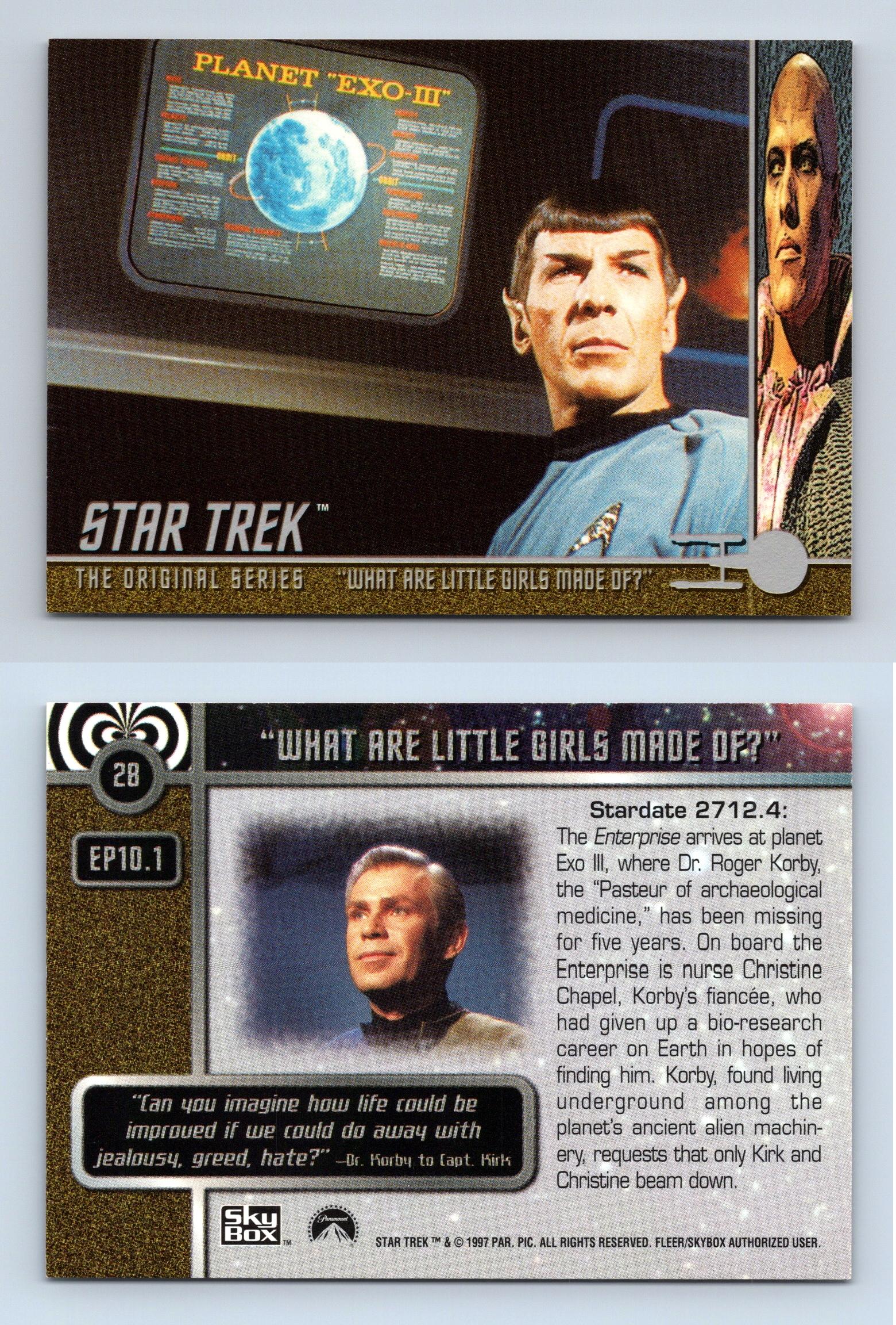 Girls Made Of #28 Star Trek Original Series 1 Skybox 1997 Trading Card