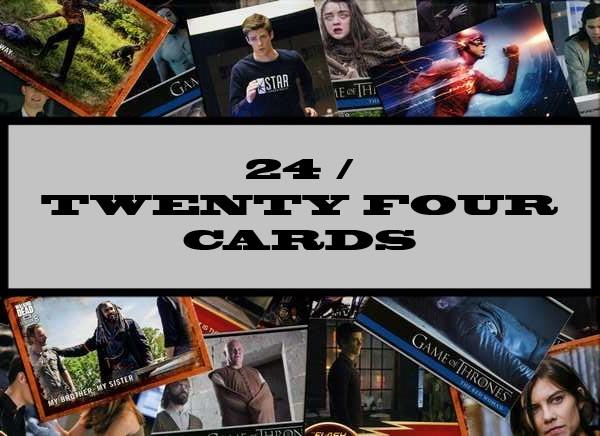 24 / Twenty Four Cards