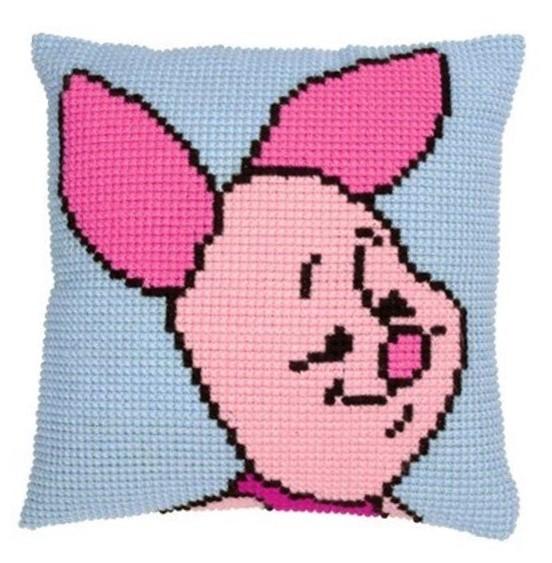 Piggy in the Middle Cross Stitch Pattern Piglet Pig Mini -  in