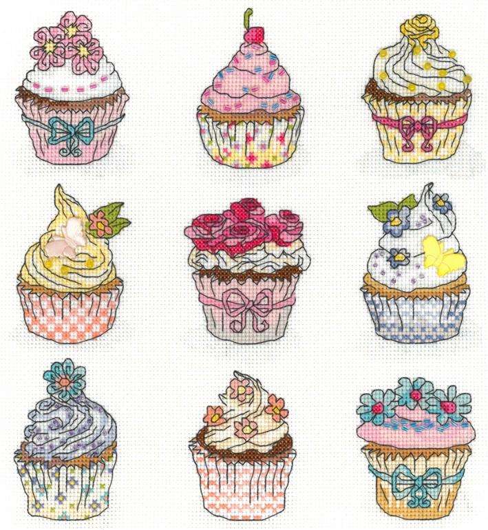 Bothy Threads Summer Cup Cakes
