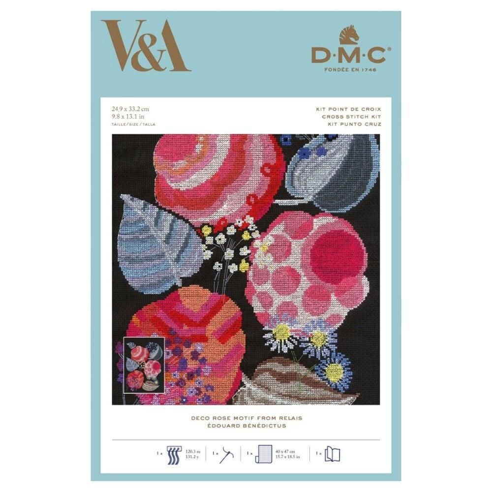 DMC V&A Deco Rose Motif from Relais by Edouard Benedictus BL1195