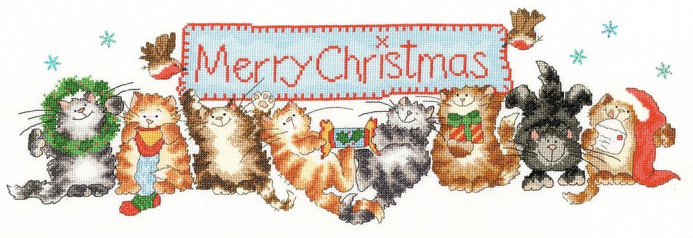 Bothy Threads - Margaret Sherry - Merry Catmas XMS30