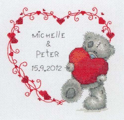 Anchor Tatty Teddy TT222 - Wedding Heart